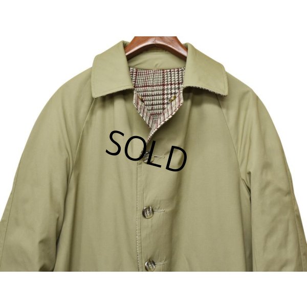 画像7: 程度良好【リバーシブル】【ベージュ】【グレンチェック】【ステンカラーコート】【サイズ40L】