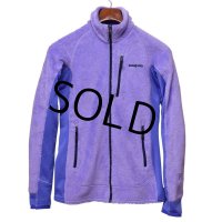 【パタゴニア】patagonia【ライトパープル】紫【Ｒ２】フリースジャケット【レディース古着】【レディースＳ】 