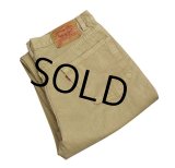【ビンテージ】USA製【LEVI'S】【リーバイス】【550】【ライトブラウン】リラックスフィット【デニムパンツ】【36x34】 