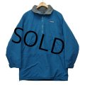 【USA製】90's 【ビンテージ】【ランズエンド】【LANDS' END】【裏フリース】【ハーフジップジャケット】【サイズS】 