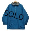 【USA製】90's 【ビンテージ】【ランズエンド】【LANDS' END】【裏フリース】【ハーフジップジャケット】【サイズS】 