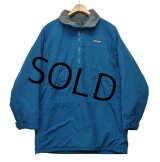 【USA製】90's 【ビンテージ】【ランズエンド】【LANDS' END】【裏フリース】【ハーフジップジャケット】【サイズS】 