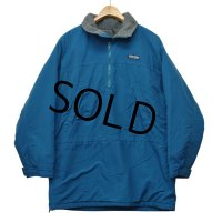 【USA製】90's 【ビンテージ】【ランズエンド】【LANDS' END】【裏フリース】【ハーフジップジャケット】【サイズS】 