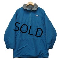 【USA製】90's 【ビンテージ】【ランズエンド】【LANDS' END】【裏フリース】【ハーフジップジャケット】【サイズS】 