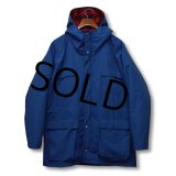 80's【ビンテージ】【ＬＬビーン】【L.L.bean】【青】赤×黒チェック【BAXTER STATE PARKA】バクスターステートパーカー【マウンテンパーカー】【サイズL】 