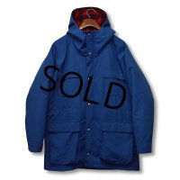 80's【ビンテージ】【ＬＬビーン】【L.L.bean】【青】赤×黒チェック【BAXTER STATE PARKA】バクスターステートパーカー【マウンテンパーカー】【サイズL】 