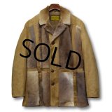 【70's】【ビンテージ】【ロバート・ルイス】【スエード×ファー】【ノーフォークジャケット】【US42】 