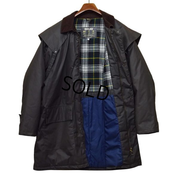 画像5: 【イタリー製?】【BRUGI】ブルージ【中綿入りオイルドジャケット】【サイズ54】XL程度