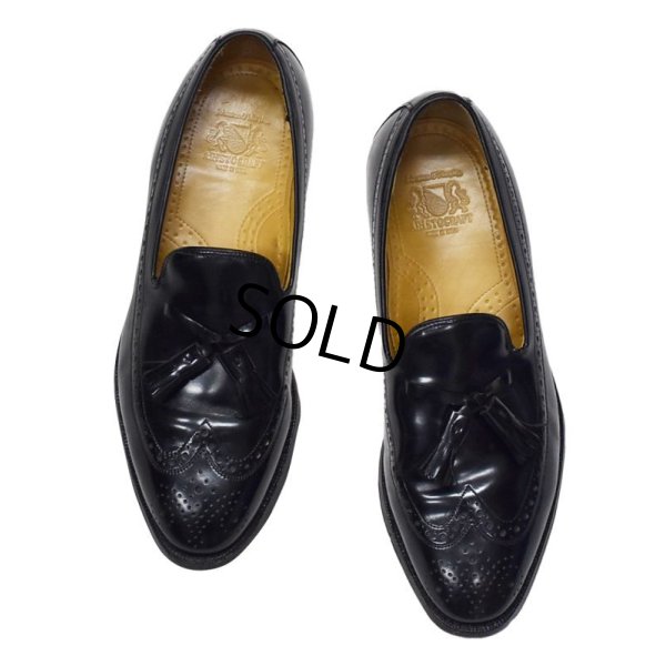 画像3: 【USA製】【ビンテージ】【ジョンストン＆マーフィー】黒【タッセルローファー】メダリオン【8 1/2 D/B】【26.5cm程度】【スリッポン】 