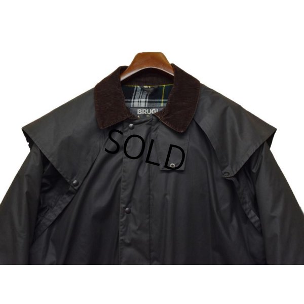 画像7: 【イタリー製?】【BRUGI】ブルージ【中綿入りオイルドジャケット】【サイズ54】XL程度