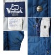 画像2: 80's~ 【USA製】【ビンテージ】【ウールリッチ】woolrich【青】【中綿入りジャケット】【フード取り外し可能】ジャケット 【サイズM】<br> (2)