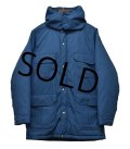 80's~ 【USA製】【ビンテージ】【ウールリッチ】woolrich【青】【中綿入りジャケット】【フード取り外し可能】ジャケット 【サイズM】 