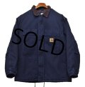 【USA製】ビンテージ【carhartt】【カーハート】【紺】トラディショナルコート【キルティング裏地付き】【ダック地】【ワークジャケット】【サイズＸＬ】 