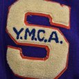 画像3: 【ビンテージ】【~50's】king o'shea【YMCA】メルトン×レザー【ボタンスタジャン】<br> (3)