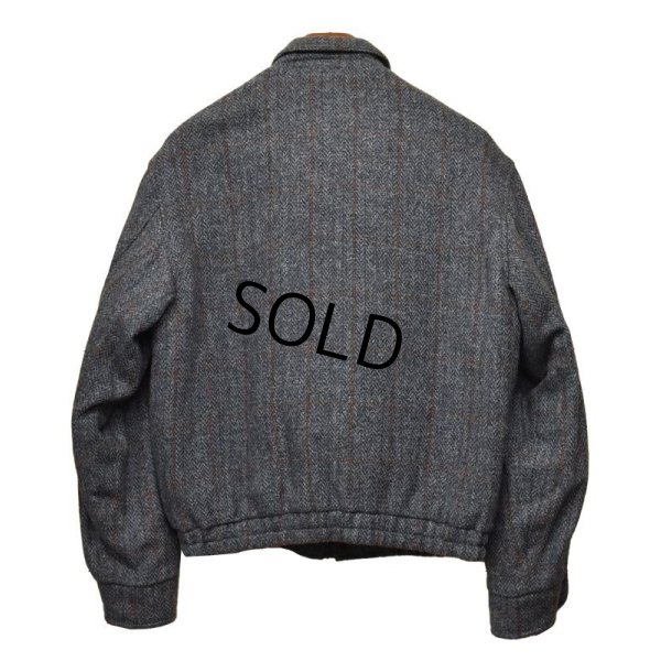 画像3: 【ビンテージ】【pierre cardin】ピエールカルダン【ツイードウールブルゾン】【比翼仕立て】ウールジャケット【サイズ３８】 