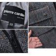 画像2: 【ビンテージ】【pierre cardin】ピエールカルダン【ツイードウールブルゾン】【比翼仕立て】ウールジャケット【サイズ３８】<br> (2)