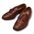 画像1: 【USA製】【アレンエドモンズ】【Allen Edmonds】【メダリオン】【茶色】【タッセルローファー】【7 1/2E】【25.5cm程度】<br> (1)