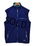 ~80s【ビンテージ】【ＬＬビーン】【L.L.bean】【WIND BLOC SERIES】【青×エメラルド】ポーラテック【フリースベスト】 