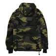 画像3: 【程度良好!!】ALPHA INDUSTRIES【アルファ インダストリーズ】カモフラ柄【フリースパーカー】【サイズＬ】 <br> (3)