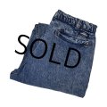 90's【ビンテージ】【LEVI'S】【リーバイス】【シルバータブ】【デニムパンツ】【ケミカルウォッシュ】【33×30】 