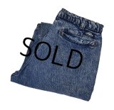 90's【ビンテージ】【LEVI'S】【リーバイス】【シルバータブ】【デニムパンツ】【ケミカルウォッシュ】【33×30】 