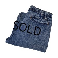 90's【ビンテージ】【LEVI'S】【リーバイス】【シルバータブ】【デニムパンツ】【ケミカルウォッシュ】【33×30】 