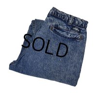 90's【ビンテージ】【LEVI'S】【リーバイス】【シルバータブ】【デニムパンツ】【ケミカルウォッシュ】【33×30】 