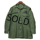 【60's】【米軍実物】ビンテージ【U.S.ARMY】【OG107】【ユーティリティシャツ】 