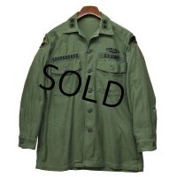 【60's】【米軍実物】ビンテージ【U.S.ARMY】【OG107】【ユーティリティシャツ】 