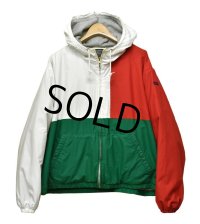 【ビンテージ】【オールドラルフローレン】POLO RALPH LAUREN【白×赤×緑】【トリコロール】【裏地付き】【ブルゾン】 