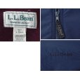 画像2: 【ビンテージ】L.L.Bean【ＬＬビーン】【紺×ボルドー】【ウォームアップジャケット】【サイズＸＳ】<br> (2)