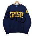80s【USA製】【ビンテージ】チャンピオン【紺】【ノートルダム】【IRISH】【スウェット】【サイズＬ】 