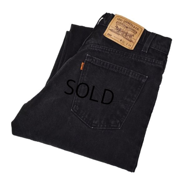 画像1: 【ビンテージ】【USA製】【LEVI'S】【リーバイス５５０】黒 ブラックデニム【デニムパンツ】【31×34】 