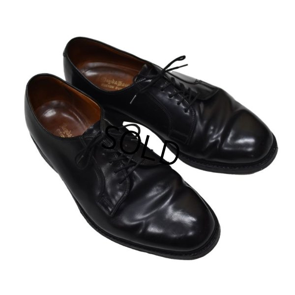 画像4: 【ビンテージ】【イングランド製】【Lloyd & Haig】ロイドアンドヘイグ【黒】【プレーントゥシューズ】【10 EEE】