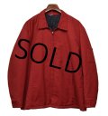【USA製】【ビンテージ】【RED KAP】レッドキャップ【赤】【裏キルティング】【ジップアップブルゾン】【サイズＸＬーＲ】  