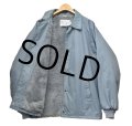 【USA製】ビンテージ【The Men's Store at SEARS】【シアーズ】【グレー】ボア裏地付き【コーチジャケット】【サイズＸＬ】 