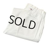 USA製【ビンテージ】【ディッキーズ】【Dickies】タロン42【白】【ワークパンツ】【W30】 