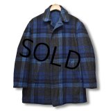 【ビンテージ】【Pendleton】【ペンドルトン】【青×黒チェック】リバーシブル【ウールジャケット】 