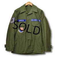 程度良好‼【60's】【米軍実物】【ビンテージ】【U.S.ARMY】２型【USAF】【ユーティリティシャツ】【14 1/2-32】 