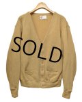 【ビンテージ】【シアーズ】【SEARS】【ベージュ】【アクリルカーディガン】【サイズＬ】 