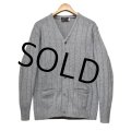 【ほぼ未使用！】ビンテージ【Parkley】【グレー】【ハリヌキ】【カーディガン】【サイズL】 