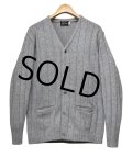 【ほぼ未使用！】ビンテージ【Parkley】【グレー】【ハリヌキ】【カーディガン】【サイズL】 