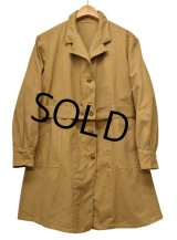40's【ビンテージ】【ブリティッシュアーミー】【イギリス軍】【チェンジボタン】レディース【ドリルコート】【ワークコート】【サイズＬ】 