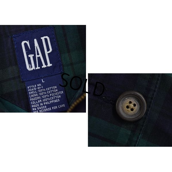 画像2: 【ビンテージ】【ＧＡＰ】オールドギャップ【ブラックウォッチ】ハンティングジャケット【サイズL】ハンティング風コート 