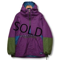 90's【USA製】【ビンテージ】【ＬＬビーン】【L.L.bean】シンサレート入り【チロリアンテープ】中綿入りアノラック【アノラックパーカー】【レディースＸＬ】 