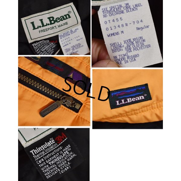 画像2: 90's【USA製】【ビンテージ】【ＬＬビーン】【L.L.bean】シンサレート入り【チロリアンテープ】中綿入りアノラック【アノラックパーカー】【レディースＭ】 