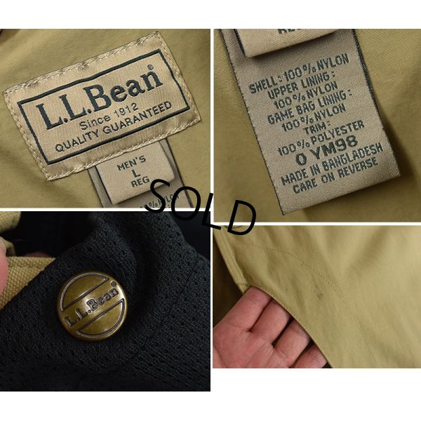 画像2: 【ビンテージ】L.L.Bean【ＬＬビーン】【ベージュ】ハーフムーン【ハンティングジャケット】【サイズＬ】 