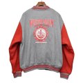 【デッドストック】【WINSTON SALEM】グレー×赤【スウェットスタジャン】【サイズＸＬ】 