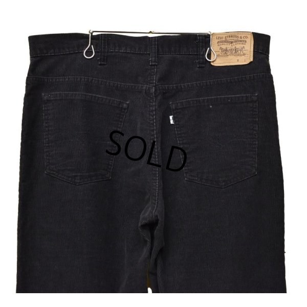 画像5: 80's〜【ビンテージ】【USA製】【LEVI'S】【リーバイス５１７】ブーツカット【黒】517-1558【コーデュロイパンツ】【517】【38X32】 