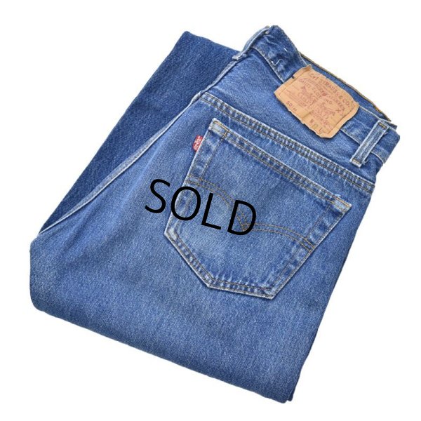 画像1: 【ビンテージ】【USA製】【LEVI'S】【リーバイス５０１】501【デニムパンツ】【33x33】 